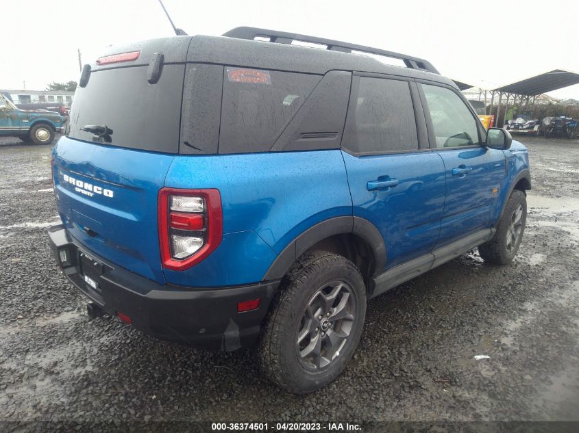2022 FORD BRONCO SPORT BADLANDS - 3FMCR9D94NRD52291