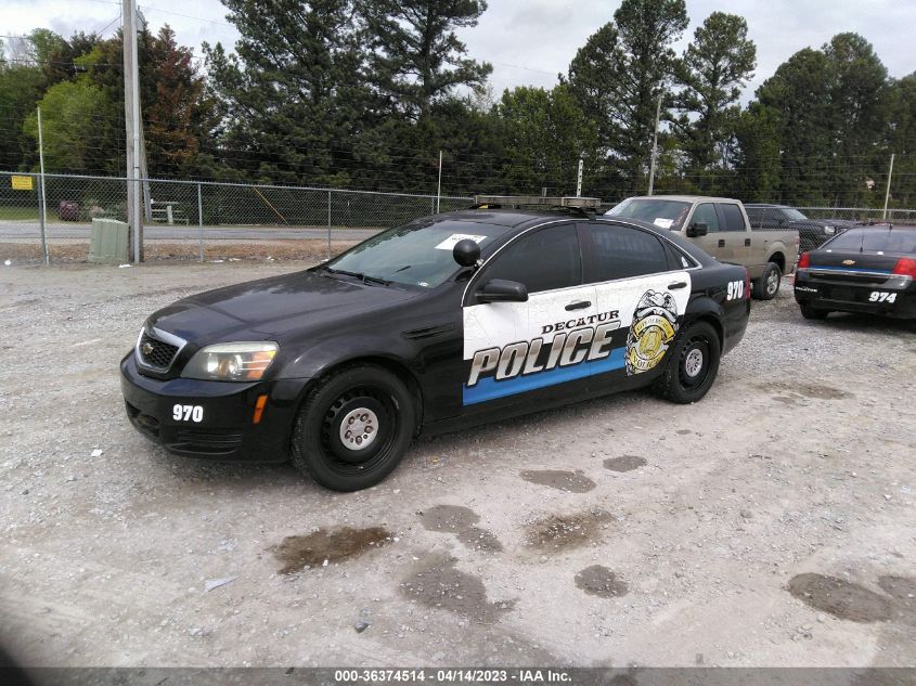 2013 CHEVROLET CAPRICE POLICE PATROL POLICE - 6G1MK5R23DL813264