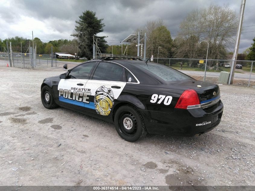 2013 CHEVROLET CAPRICE POLICE PATROL POLICE - 6G1MK5R23DL813264