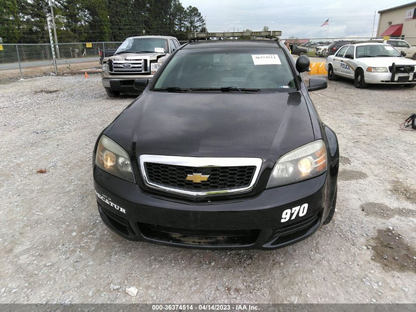 2013 CHEVROLET CAPRICE POLICE PATROL POLICE - 6G1MK5R23DL813264
