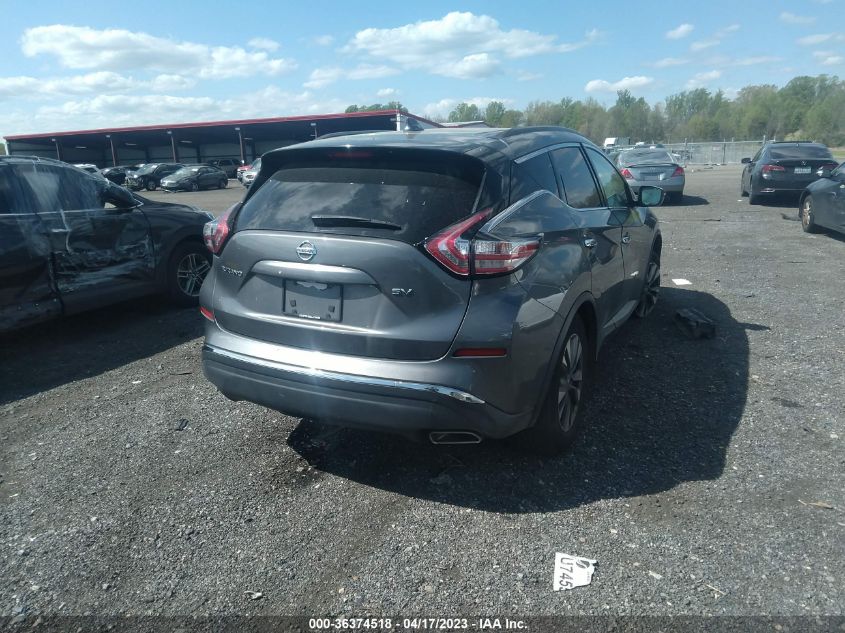 2018 NISSAN MURANO SV - 5N1AZ2MGXJN115749