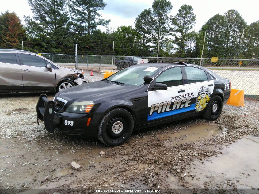 2013 CHEVROLET CAPRICE POLICE PATROL POLICE - 6G1MK5R25DL813265