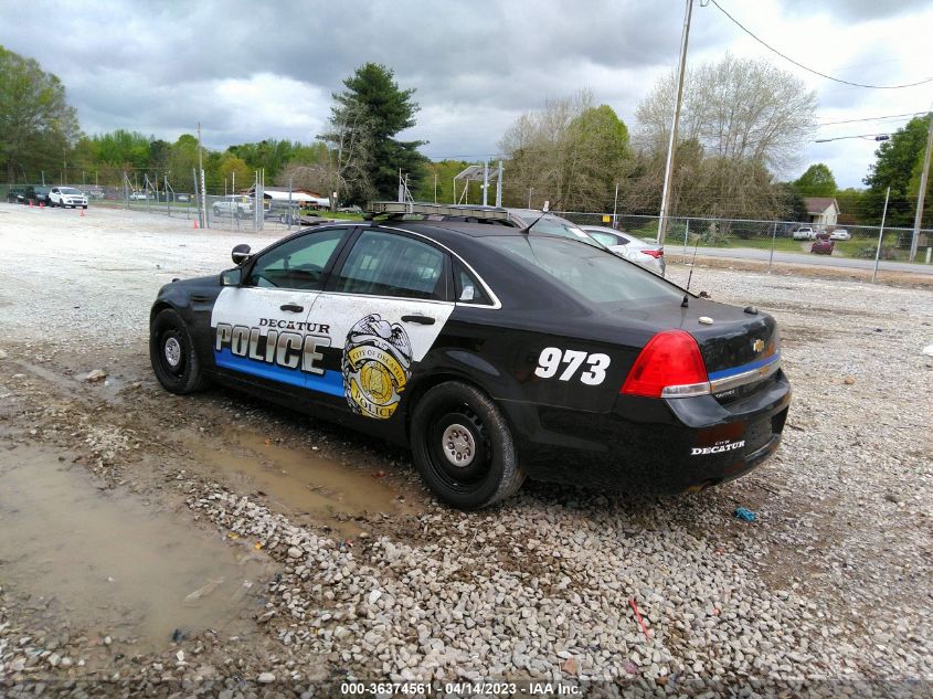 2013 CHEVROLET CAPRICE POLICE PATROL POLICE - 6G1MK5R25DL813265