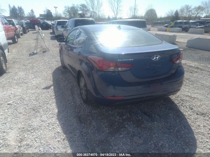 2016 HYUNDAI ELANTRA SE - 5NPDH4AE3GH711040