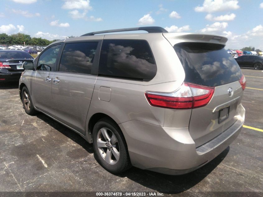 2017 TOYOTA SIENNA LE - 5TDKZ3DC1HS791300