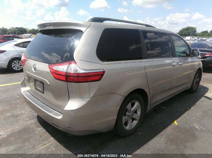 2017 TOYOTA SIENNA LE - 5TDKZ3DC1HS791300