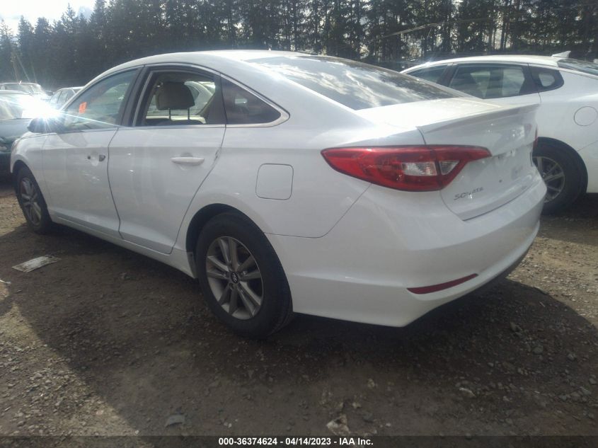 2015 HYUNDAI SONATA 2.4L SE - 5NPE24AF7FH059035