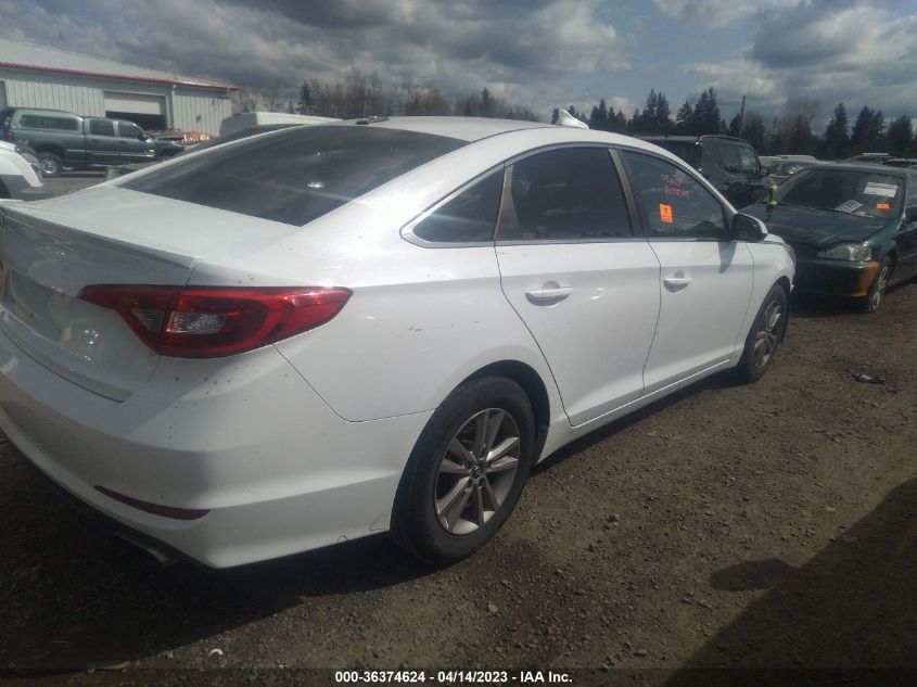 2015 HYUNDAI SONATA 2.4L SE - 5NPE24AF7FH059035