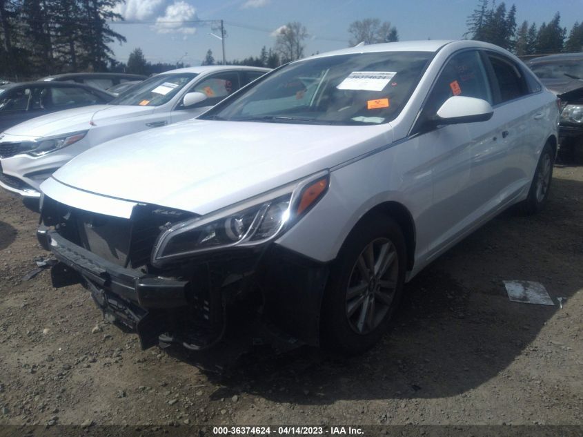 2015 HYUNDAI SONATA 2.4L SE - 5NPE24AF7FH059035