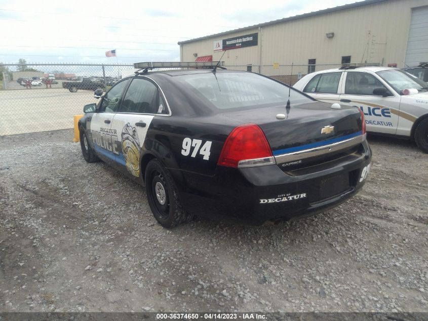 2013 CHEVROLET CAPRICE POLICE PATROL POLICE 6G1MK5R21DL813232