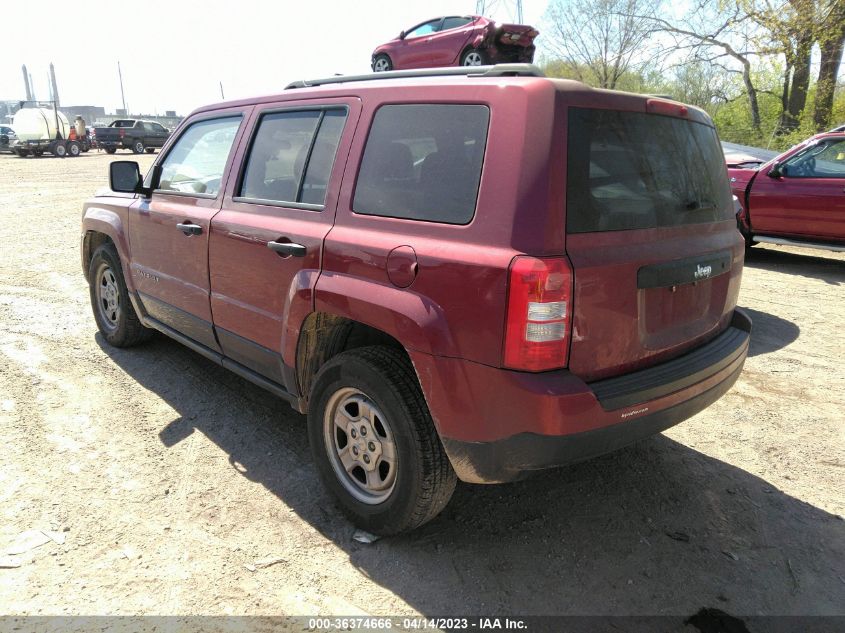 2013 JEEP PATRIOT SPORT - 1C4NJPBA4DD140987