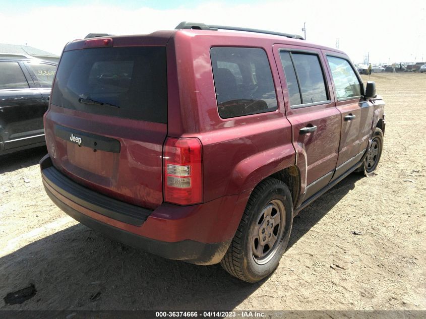 2013 JEEP PATRIOT SPORT - 1C4NJPBA4DD140987