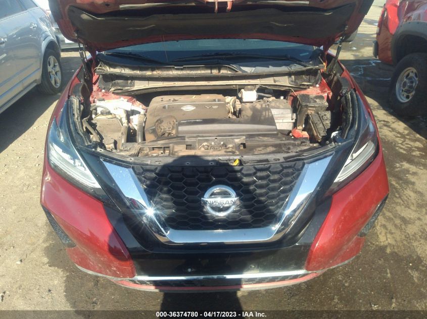 2019 NISSAN MURANO SV - 5N1AZ2MJ8KN126990