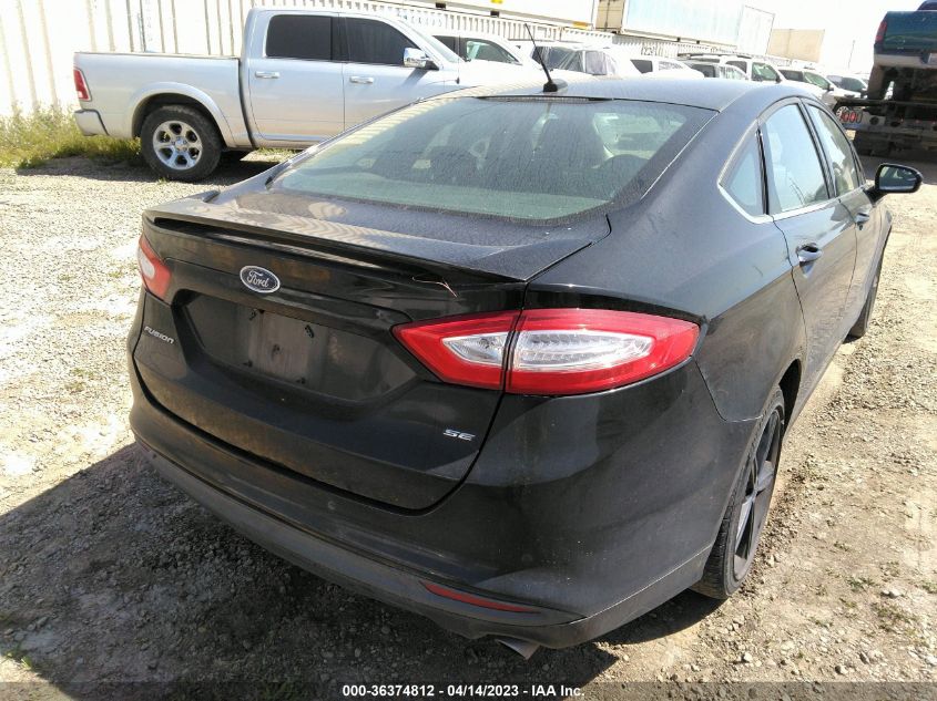 2016 FORD FUSION SE - 3FA6P0H76GR264458