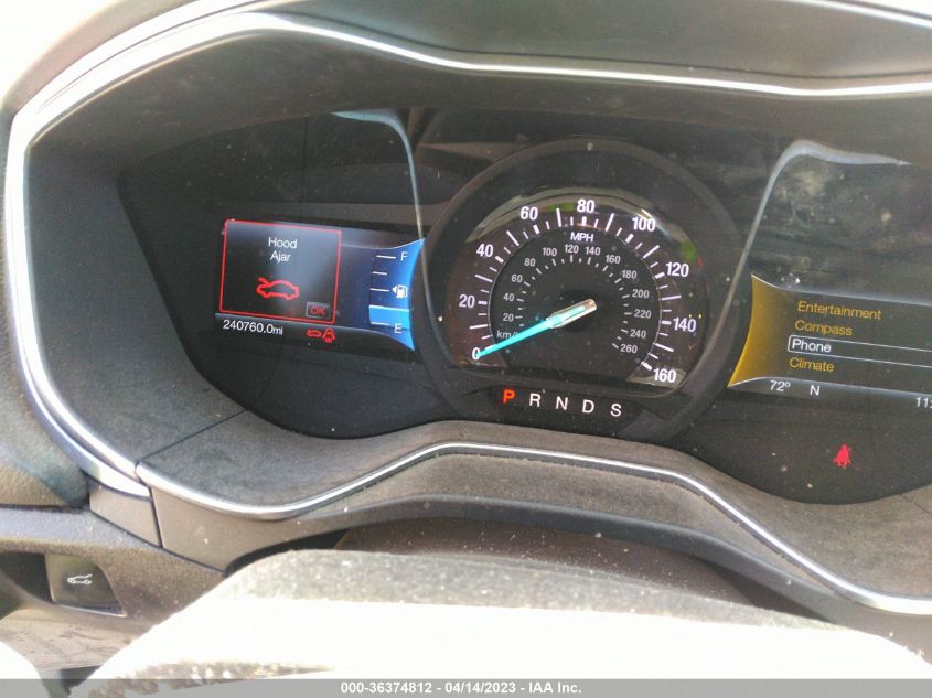 2016 FORD FUSION SE - 3FA6P0H76GR264458