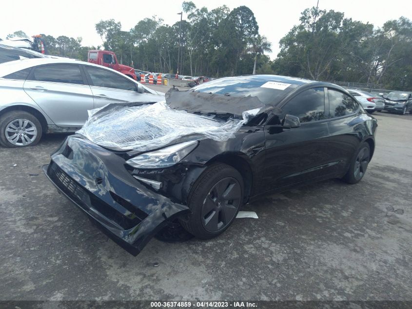 2022 TESLA MODEL 3 - 5YJ3E1EA1NF349070