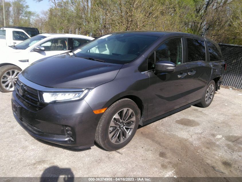 2022 HONDA ODYSSEY EX-L - 5FNRL6H76NB022497