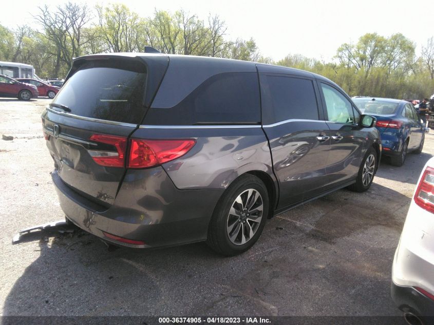 2022 HONDA ODYSSEY EX-L - 5FNRL6H76NB022497
