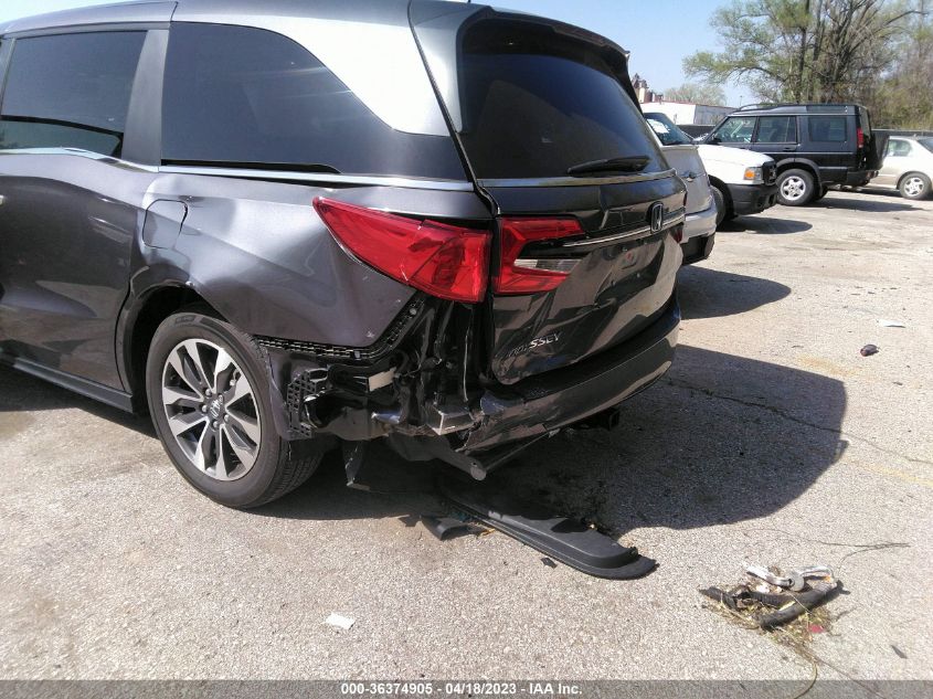 2022 HONDA ODYSSEY EX-L - 5FNRL6H76NB022497