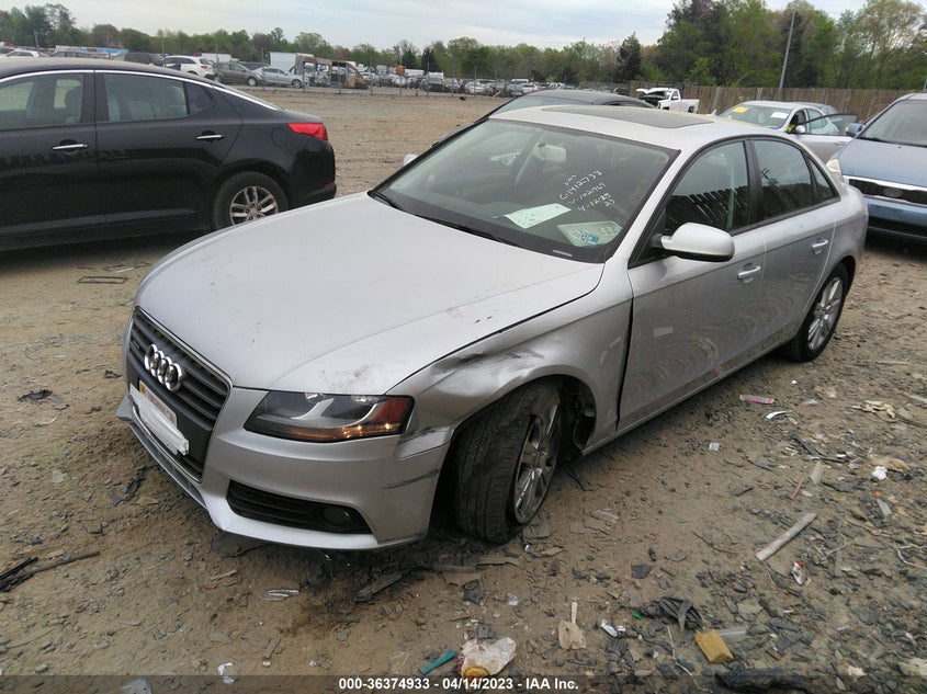 2011 AUDI A4 VIN: WAUBFAFL9BA102969
