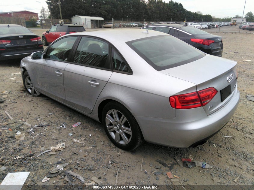 2011 AUDI A4 VIN: WAUBFAFL9BA102969