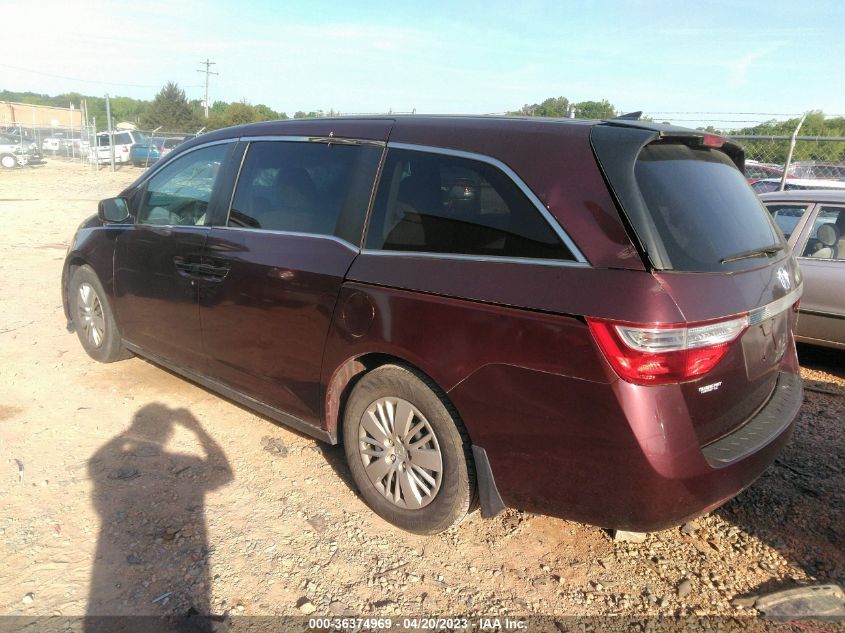 VIN 5FNRL5H26DB017474 2013 HONDA ODYSSEY no.3