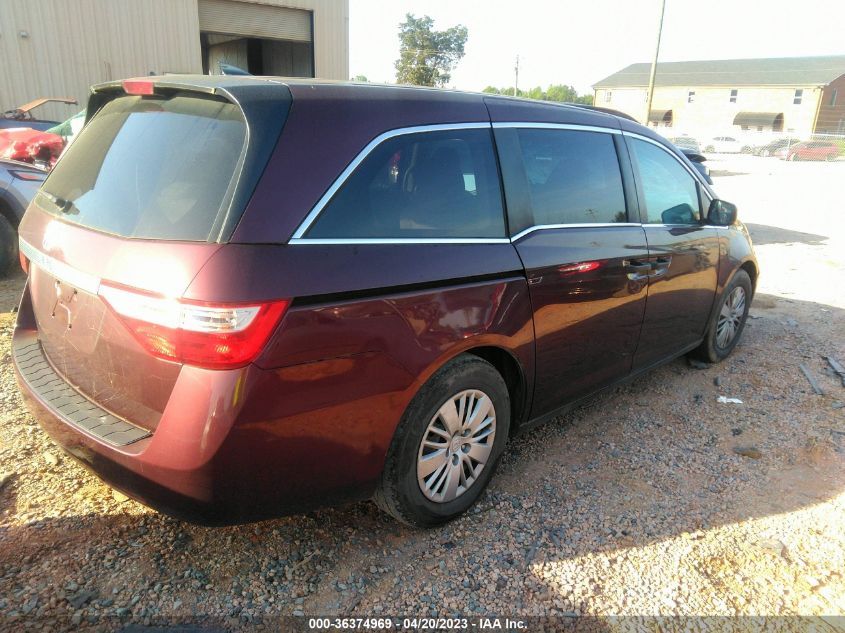 VIN 5FNRL5H26DB017474 2013 HONDA ODYSSEY no.4