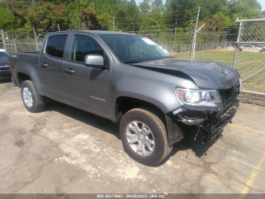 2022 CHEVROLET COLORADO 4WD LT - 1GCGTCEN4N1298937