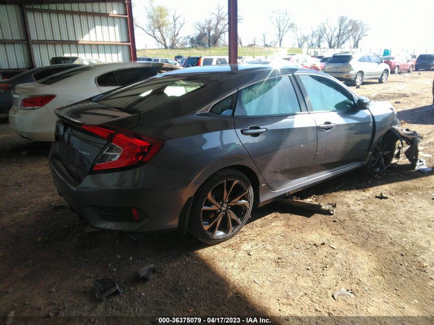 2019 HONDA CIVIC SEDAN SPORT - 19XFC2F89KE043062