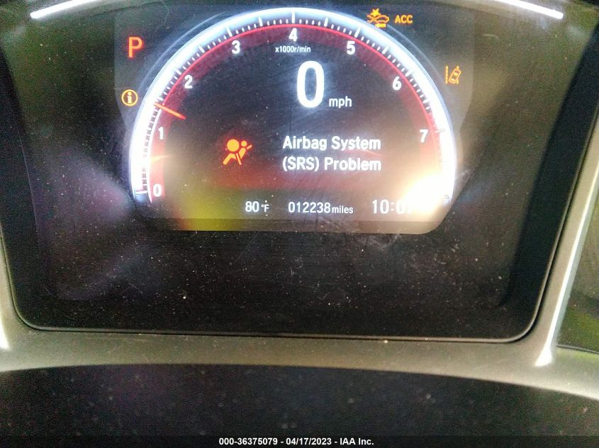 2019 HONDA CIVIC SEDAN SPORT - 19XFC2F89KE043062