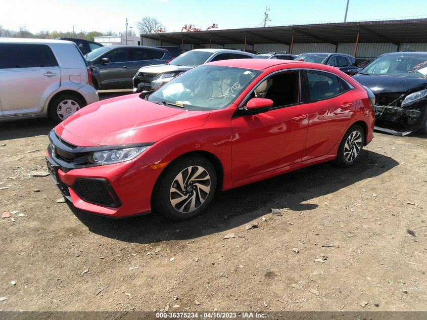 VIN SHHFK7G29JU211705 2018 HONDA CIVIC HATCHBACK LX