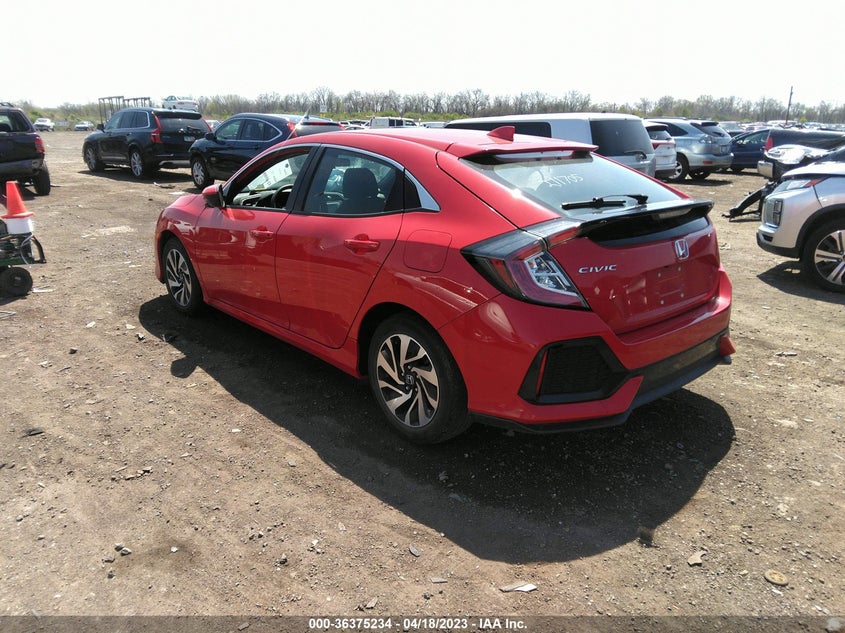 VIN SHHFK7G29JU211705 2018 HONDA CIVIC HATCHBACK LX