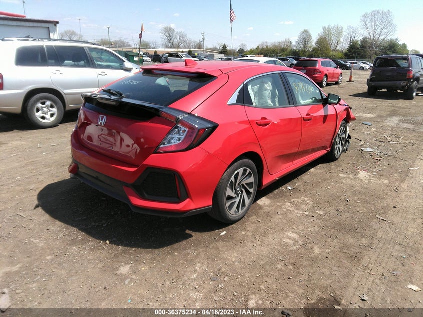 VIN SHHFK7G29JU211705 2018 HONDA CIVIC HATCHBACK LX