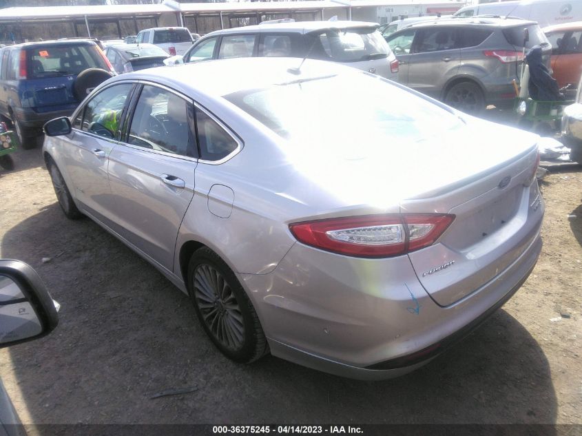 2013 FORD FUSION TITANIUM HYBRID - 3FA6P0RU4DR310076