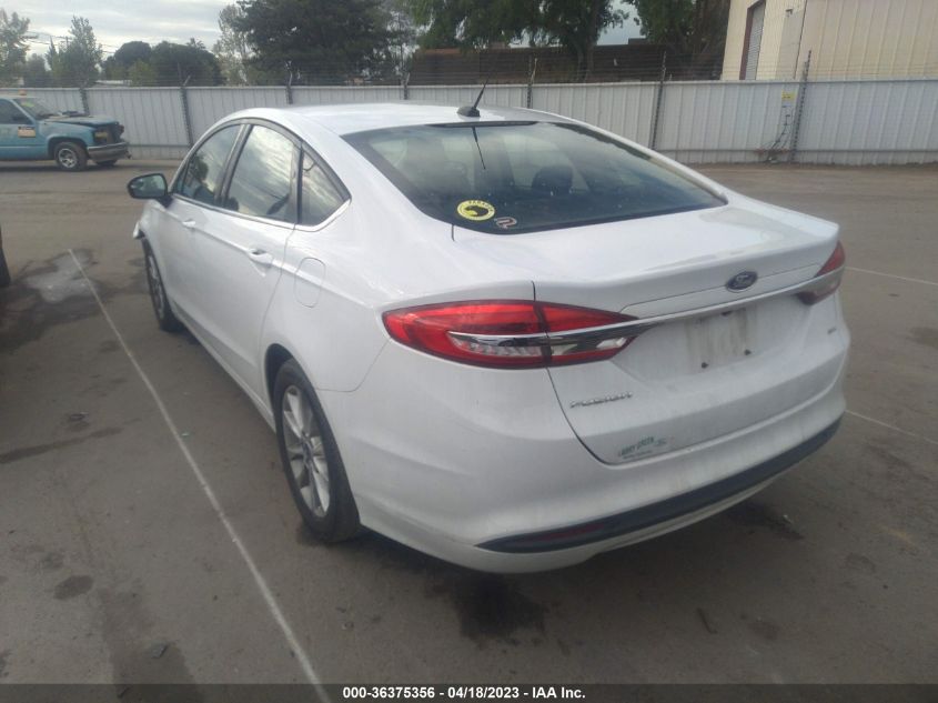 2017 FORD FUSION SE - 3FA6P0H76HR265711