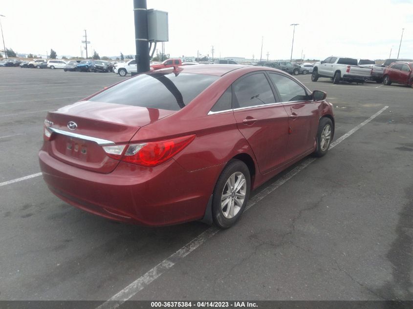 2013 HYUNDAI SONATA GLS PZEV - 5NPEB4AC2DH539177