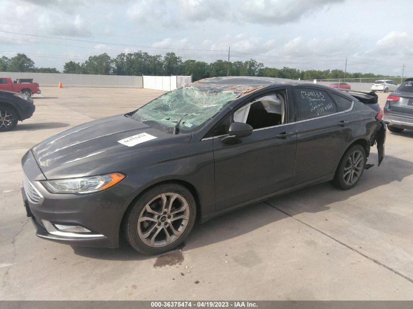 2017 FORD FUSION SE - 3FA6P0H72HR214464