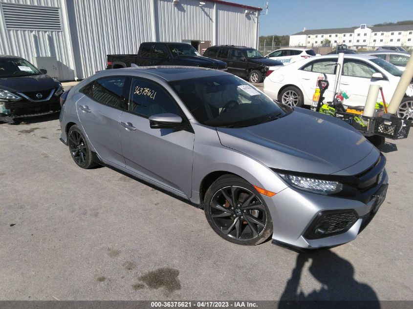 2018 HONDA CIVIC HATCHBACK SPORT TOURING - SHHFK7H97JU218602