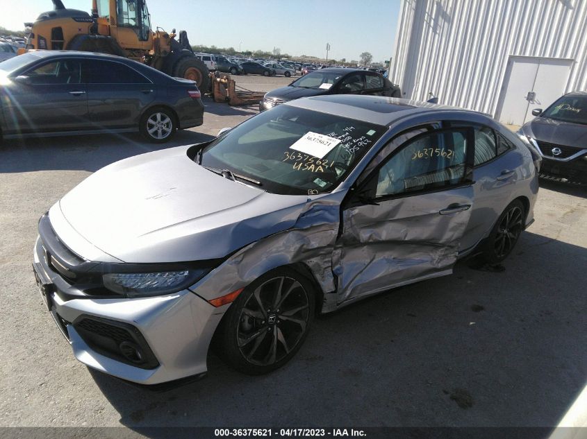 2018 HONDA CIVIC HATCHBACK SPORT TOURING - SHHFK7H97JU218602