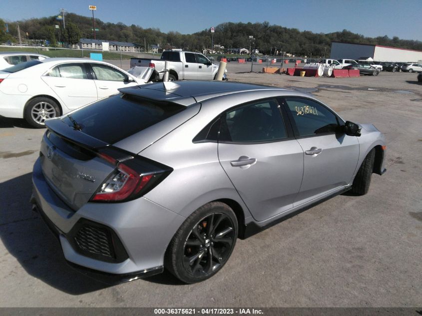 2018 HONDA CIVIC HATCHBACK SPORT TOURING - SHHFK7H97JU218602
