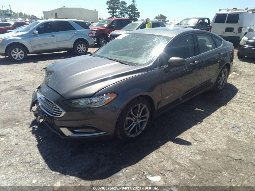 2017 FORD FUSION HYBRID SE - 3FA6P0LU7HR244069