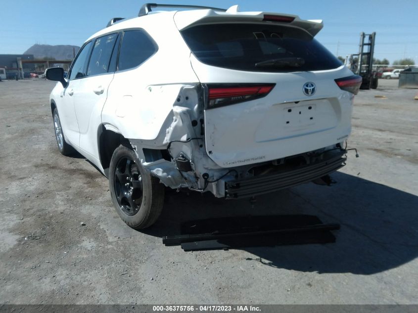 2021 TOYOTA HIGHLANDER HYBRID - 5TDYARAH2MS505887