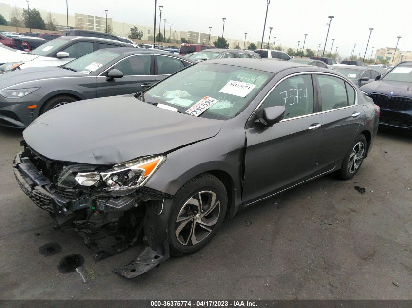 2017 HONDA ACCORD SEDAN LX - 1HGCR2F33HA191128