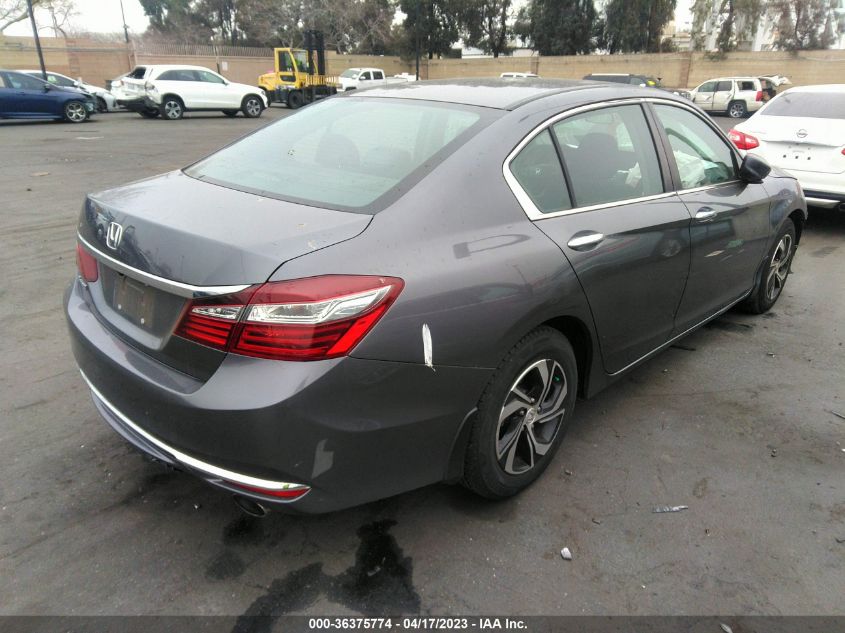 2017 HONDA ACCORD SEDAN LX - 1HGCR2F33HA191128