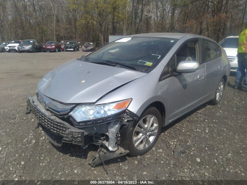 2013 HONDA INSIGHT EX JHMZE2H76DS003905