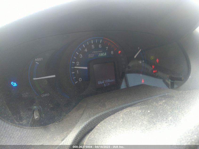 2013 HONDA INSIGHT EX JHMZE2H76DS003905