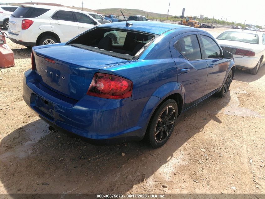 2013 DODGE AVENGER SE - 1C3CDZAB0DN653754