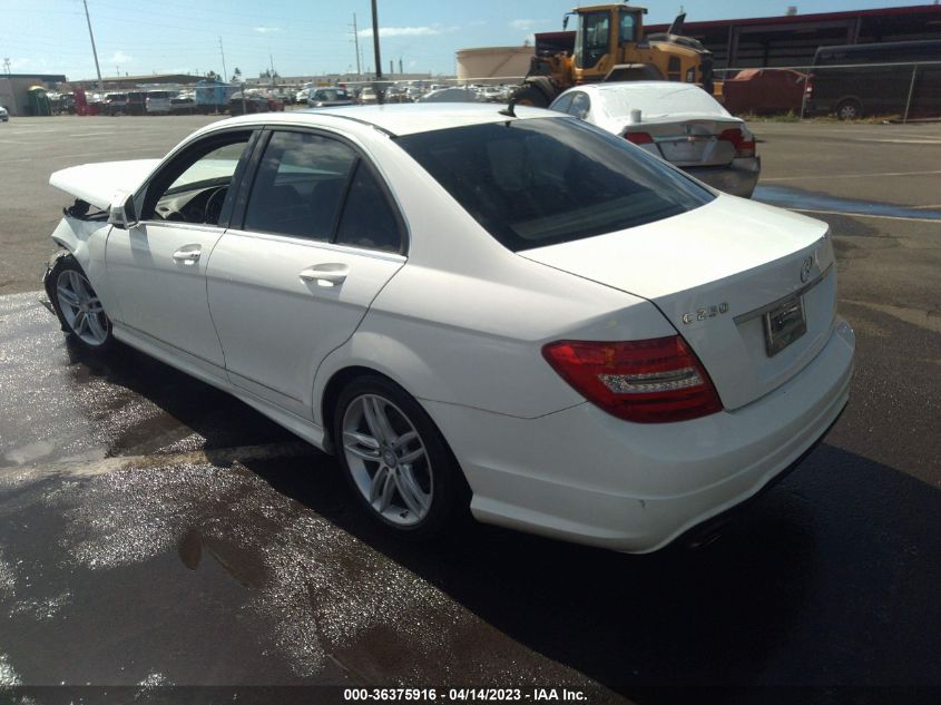 2014 MERCEDES-BENZ C-CLASS C 250 - WDDGF4HB9EG243255
