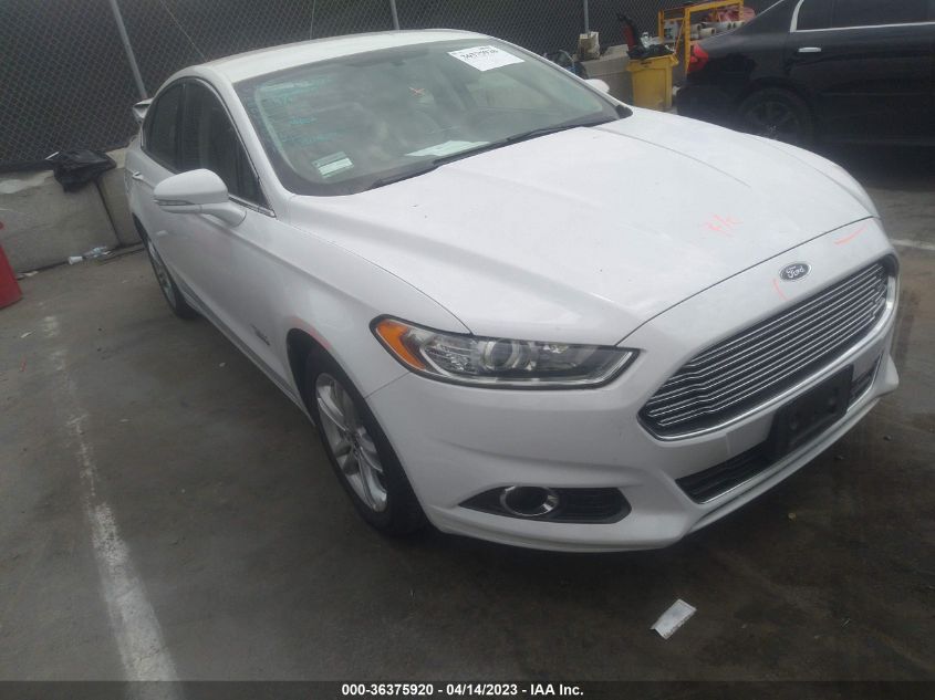 2016 FORD FUSION ENERGI TITANIUM - 3FA6P0SU1GR329540