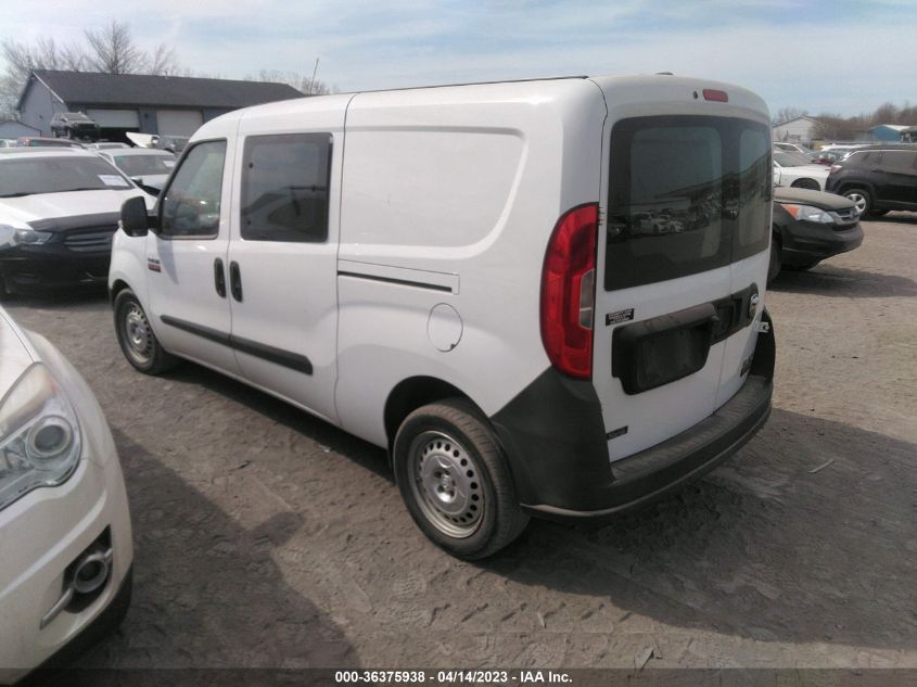 2015 RAM PROMASTER CITY CARGO VAN TRADESMAN ZFBERFAT5F6A77708